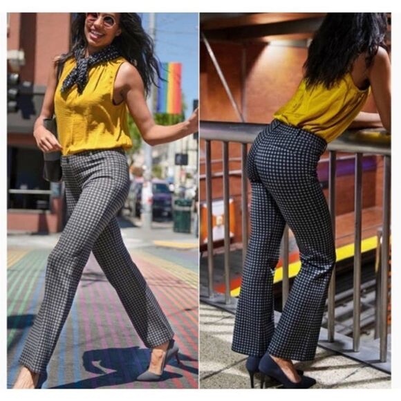 EXCELLENT CONDITION WOMEN’S SIZE LARGE BETABRAND GRAY DRESS YOGA PANTS - Picture 2 of 10